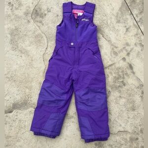 Snozu girls purple Snowsuit